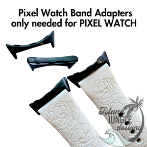 'Iwa Bird Tribal 20mm Silicone Watch Band Compatible with Samsung & More