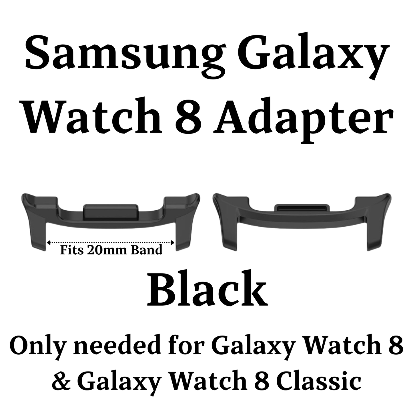 Kalo 20mm Silicone Watch Band Compatible with Samsung Galaxy, FitBit Versa 3/4, Sense & PIxel