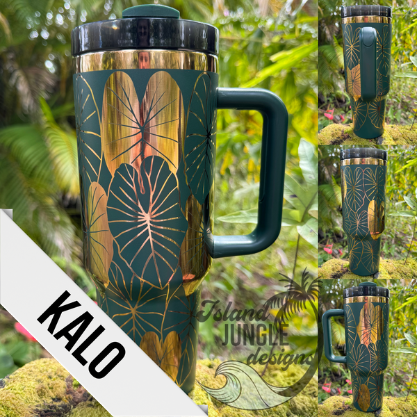 Copper Engraving (Non-Branded) Made to Order-Laser Engraved 40oz Tumbler-Full Wrap Design-Free Shipping!
