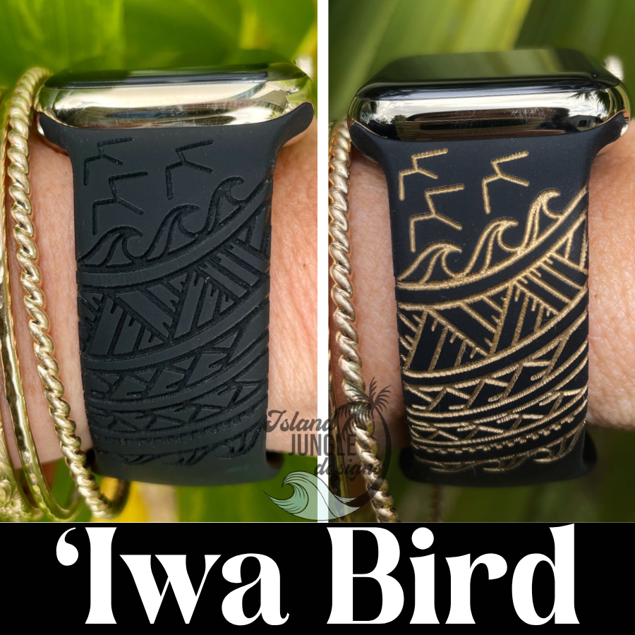 Iwa Bird Tribal Watchband Series 1-11, SE & Ultra – Island Jungle Iwa Bird Tribal Watchband Series 1-11, SE & Ultra – Island Jungle
