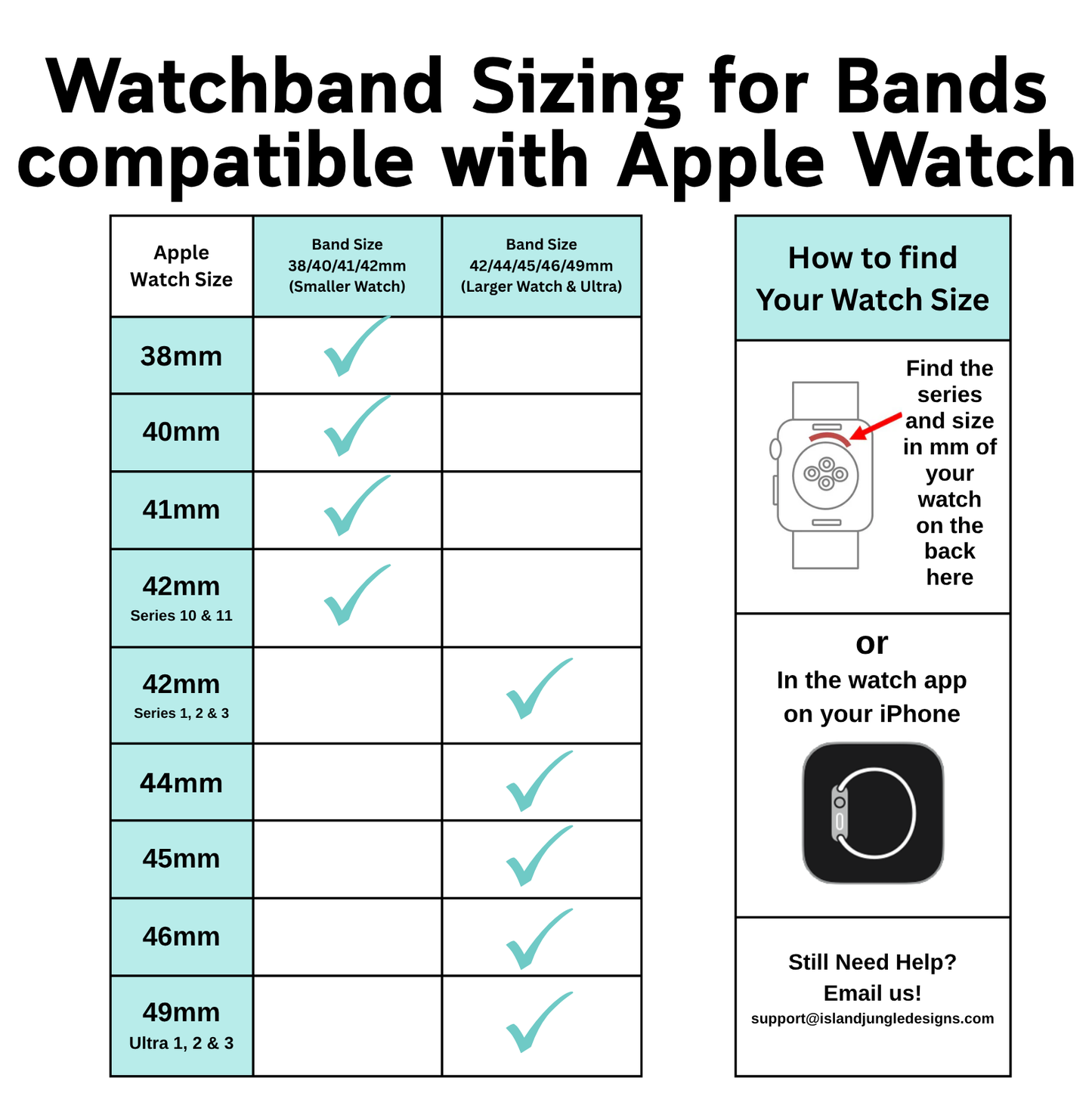 Slim Watchband Series 1-11, SE & Ultra