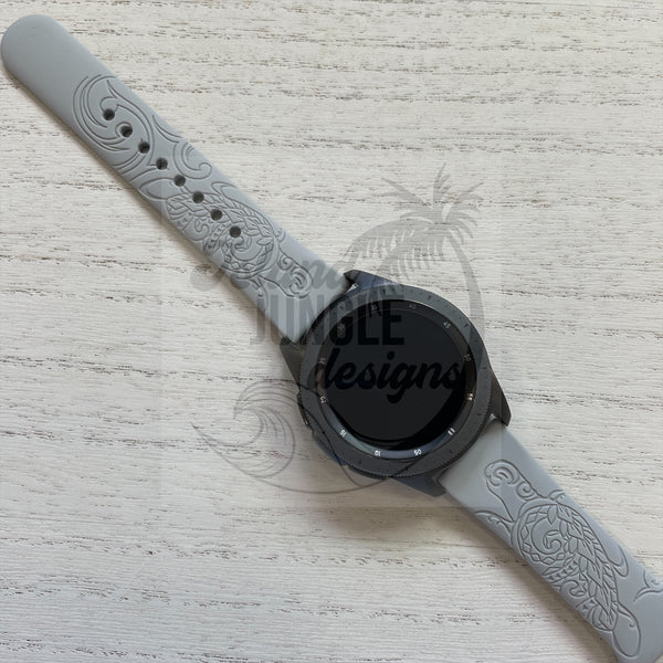 Honu 20mm Silicone Watch Band Compatible with Samsung & More