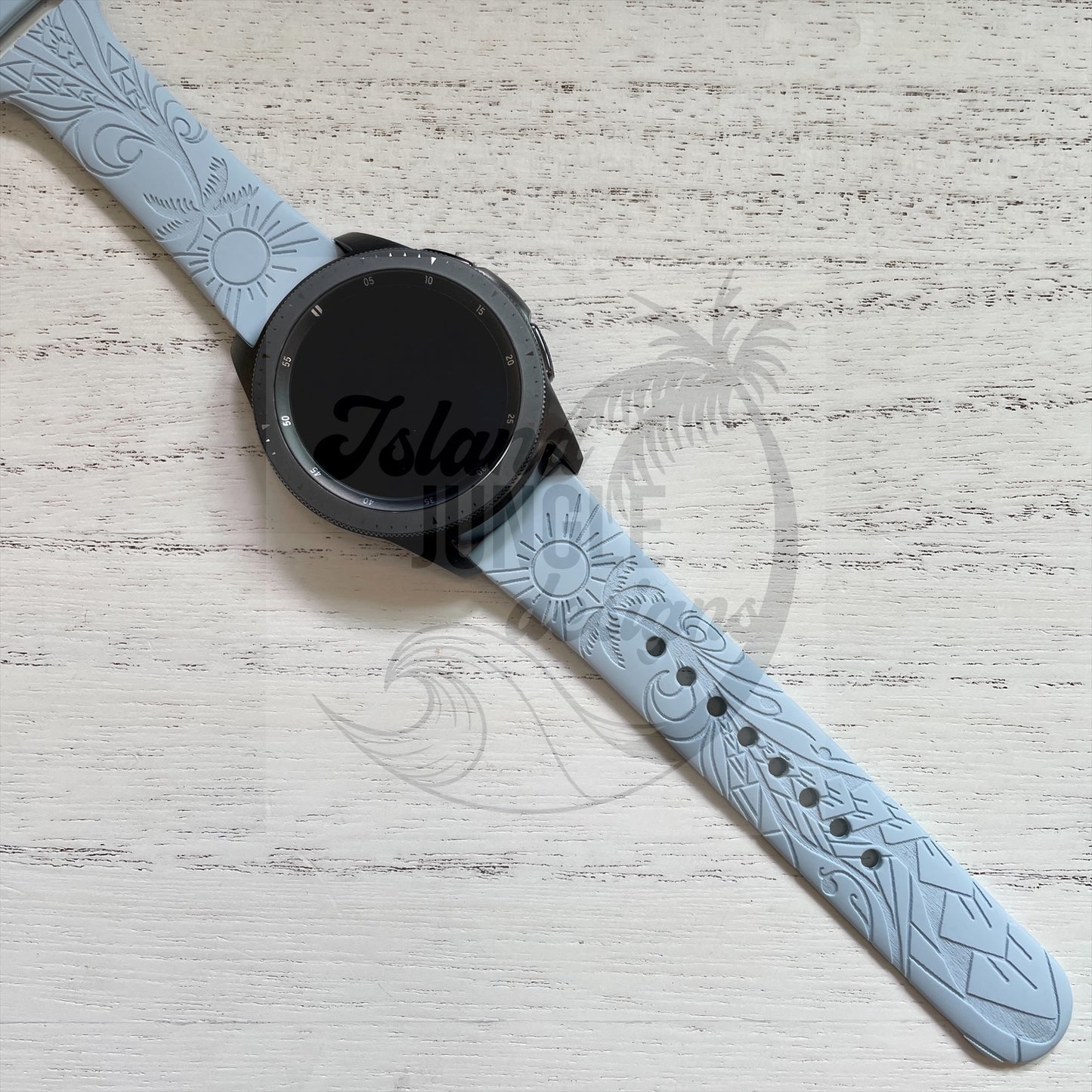 Slice of Paradise 22mm Silicone Watch Band Compatible with Samsung & More