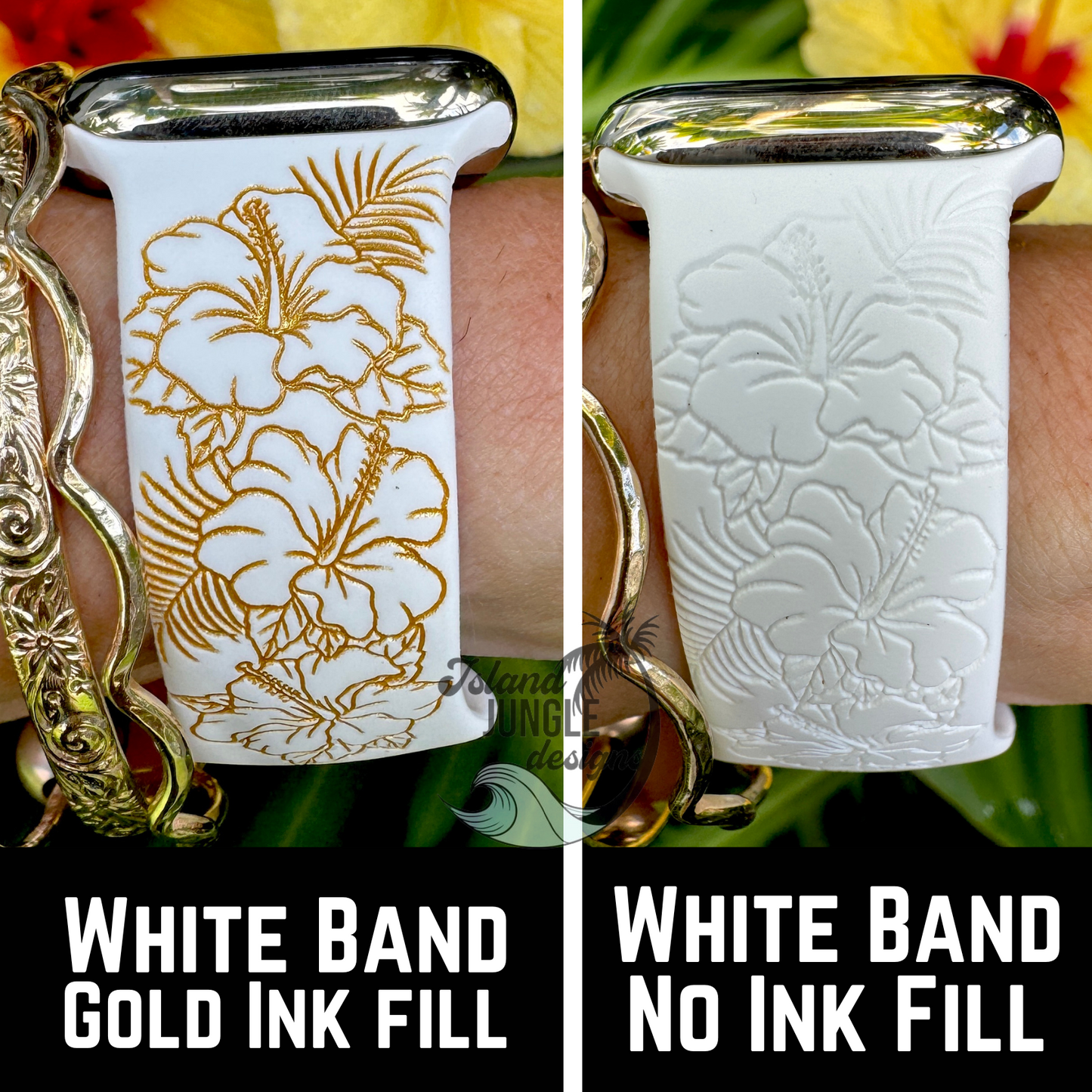 Tropical Hibiscus Watchband Series 1-11, SE & Ultra