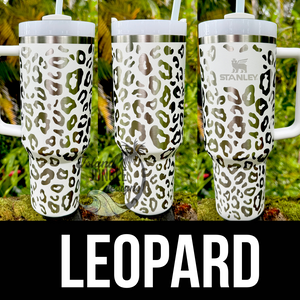 Made to Order-Laser Engraved 40oz Quencher Tumbler-Full Wrap Design-Free Shipping!