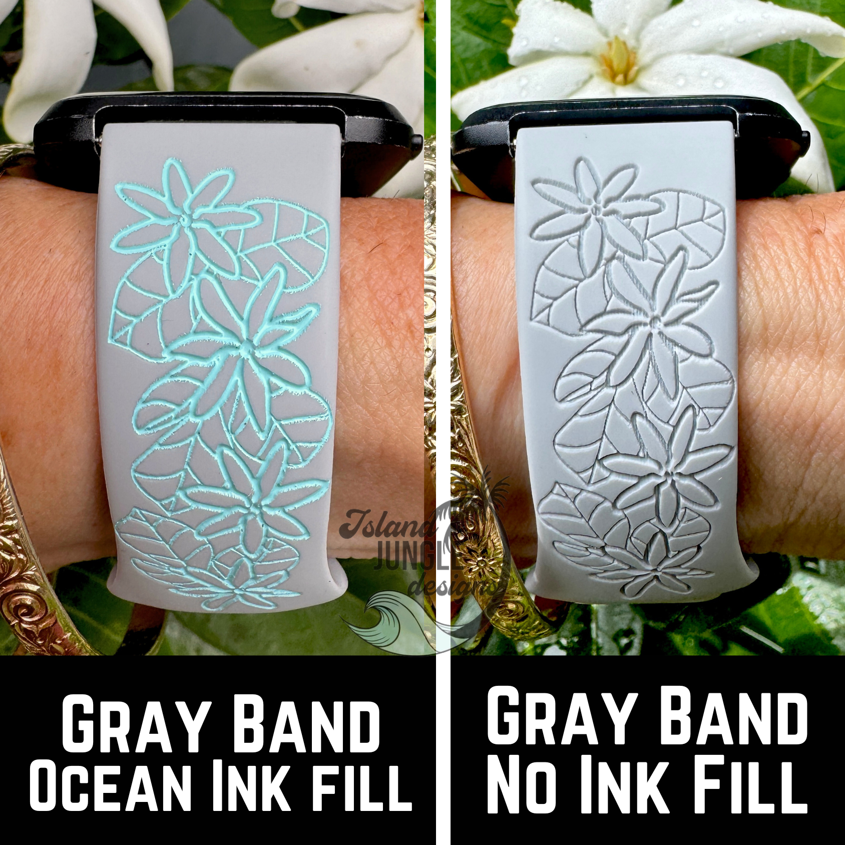 (New!) Tiare Silicone Watch Band Compatible with Fitbit Versa, Versa 2, and Versa Lite