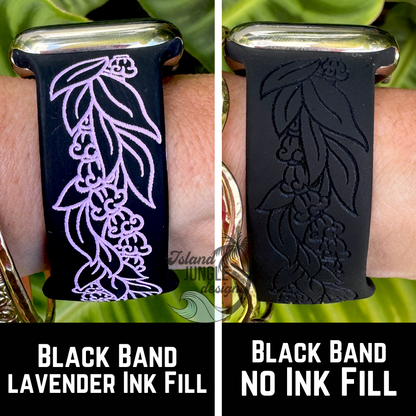 Lei Crown Flower & Maile Watchband Series 1-11, SE & Ultra