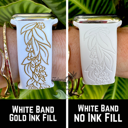 Lei Crown Flower & Maile Watchband Series 1-11, SE & Ultra
