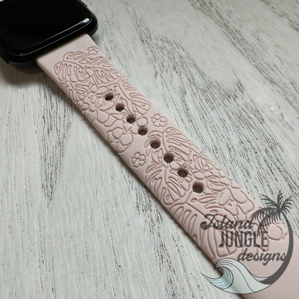 Napua Silicone Watch Band Compatible with Fitbit Versa, Versa 2, and Versa Lite