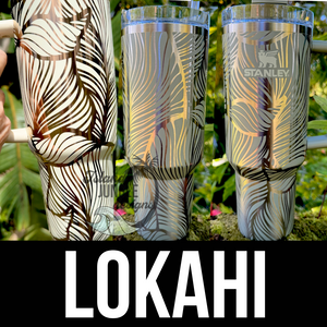 Made to Order-Laser Engraved 40oz Quencher Tumbler-Full Wrap Design-Free Shipping!