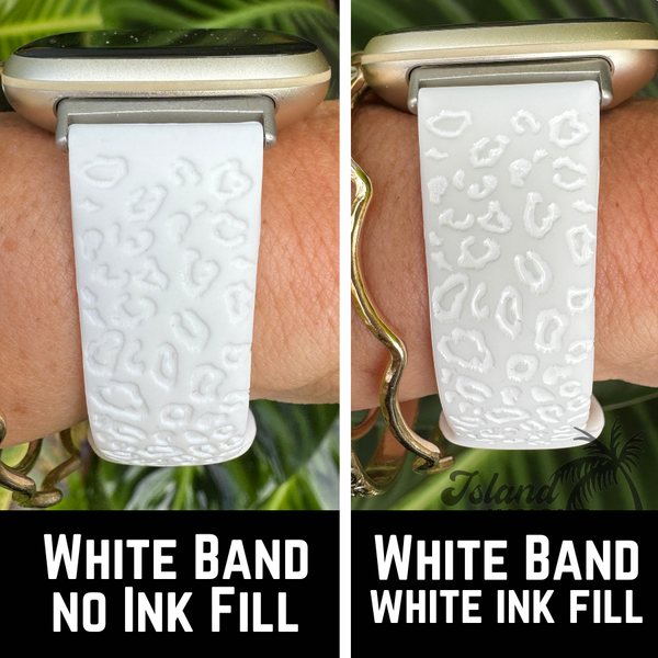 Leopard Print Silicone Watch Band Compatible with Series 1-10, SE & Ultra
