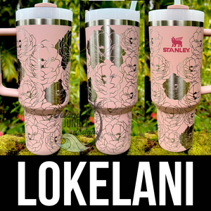 Made to Order-Laser Engraved 40oz Quencher Tumbler-Full Wrap Design-Free Shipping!