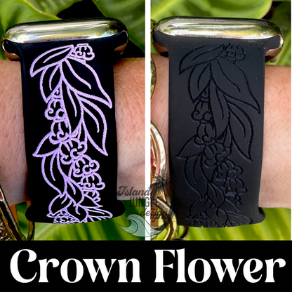 Lei Crown Flower & Maile Watchband Series 1-11, SE & Ultra