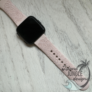 Napua Silicone Watch Band Compatible with Fitbit Versa, Versa 2, and Versa Lite