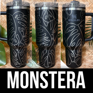 Made to Order-Laser Engraved 40oz Quencher Tumbler-Full Wrap Design-Free Shipping!