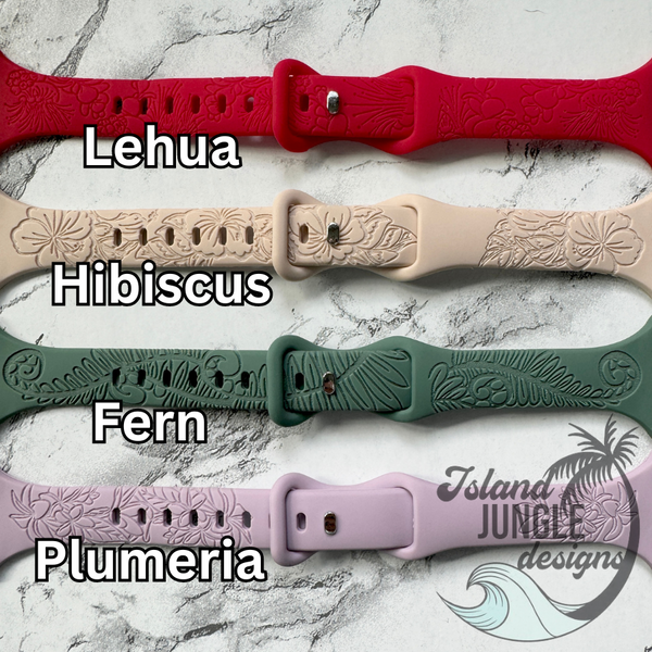 Slim Silicone Watch Band Compatible *Ink Fill Option* with Series 1-10, SE & Ultra