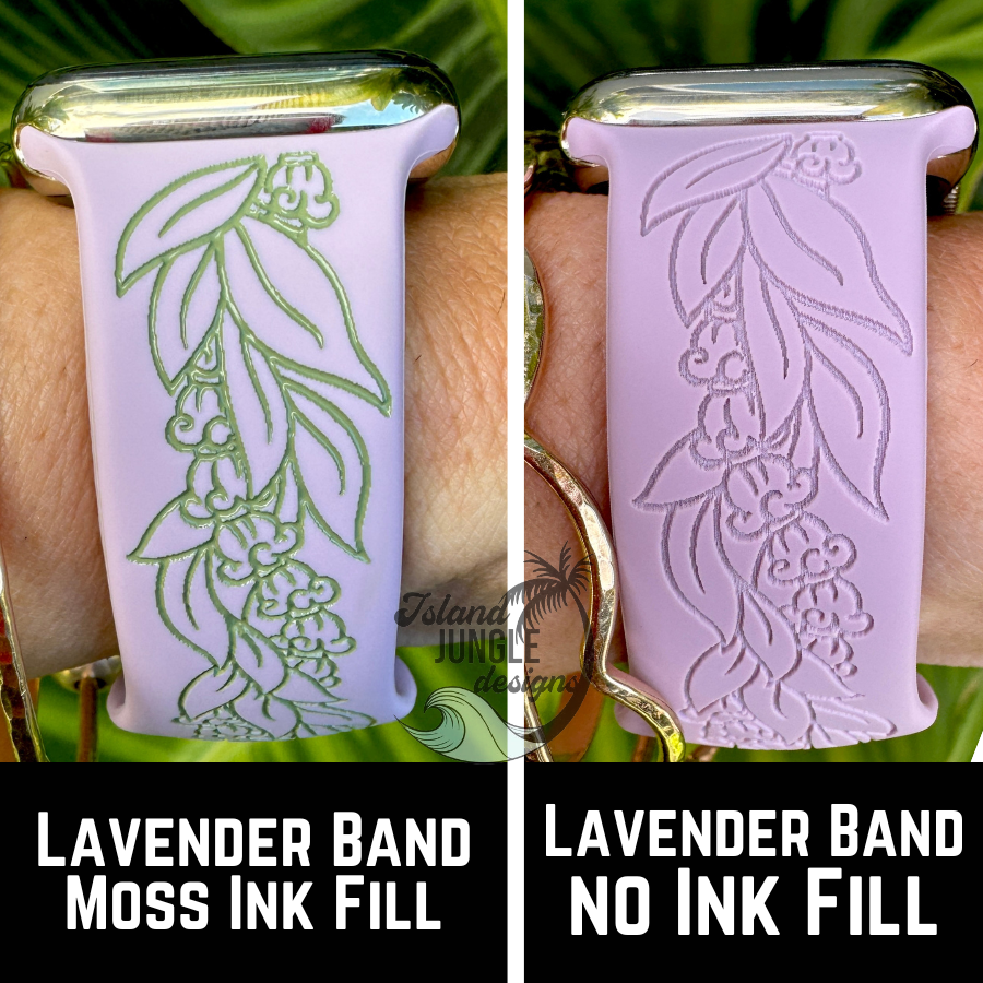 Lei Crown Flower & Maile Watchband Series 1-11, SE & Ultra