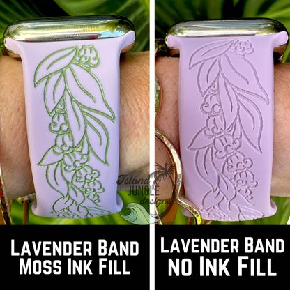 Lei Crown Flower & Maile Watchband Series 1-11, SE & Ultra