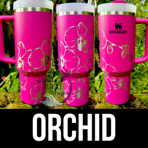 Made to Order-Laser Engraved 40oz Quencher Tumbler-Full Wrap Design-Free Shipping!