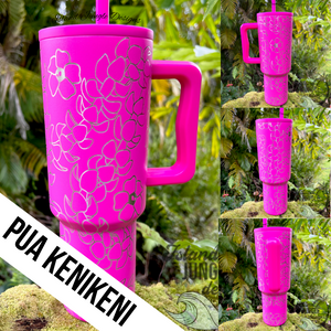 Made to Order-Laser Engraved 40oz Trek Tumbler-Full Wrap Design-Free Shipping!