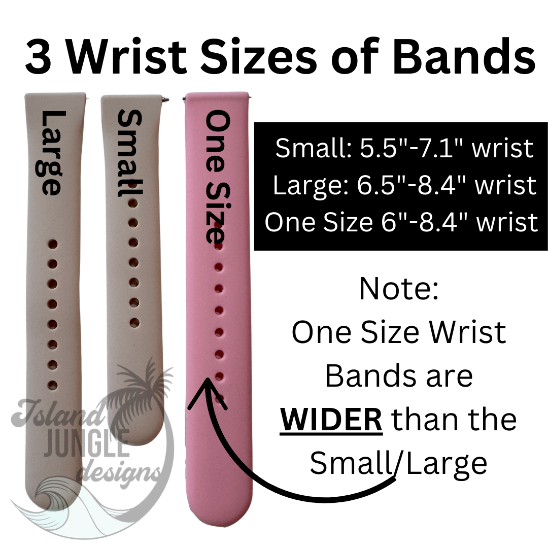 Kalo 20mm Silicone Watch Band Compatible with Samsung Galaxy, FitBit Versa 3/4, Sense & PIxel