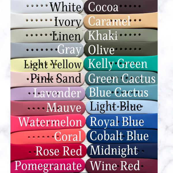 Plumeria Silicone Watch Band Compatible with Series 1-10, SE & Ultra