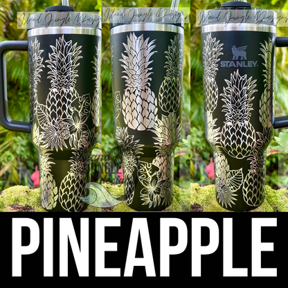 Made to Order-Laser Engraved 40oz Quencher Tumbler-Full Wrap Design-Free Shipping!