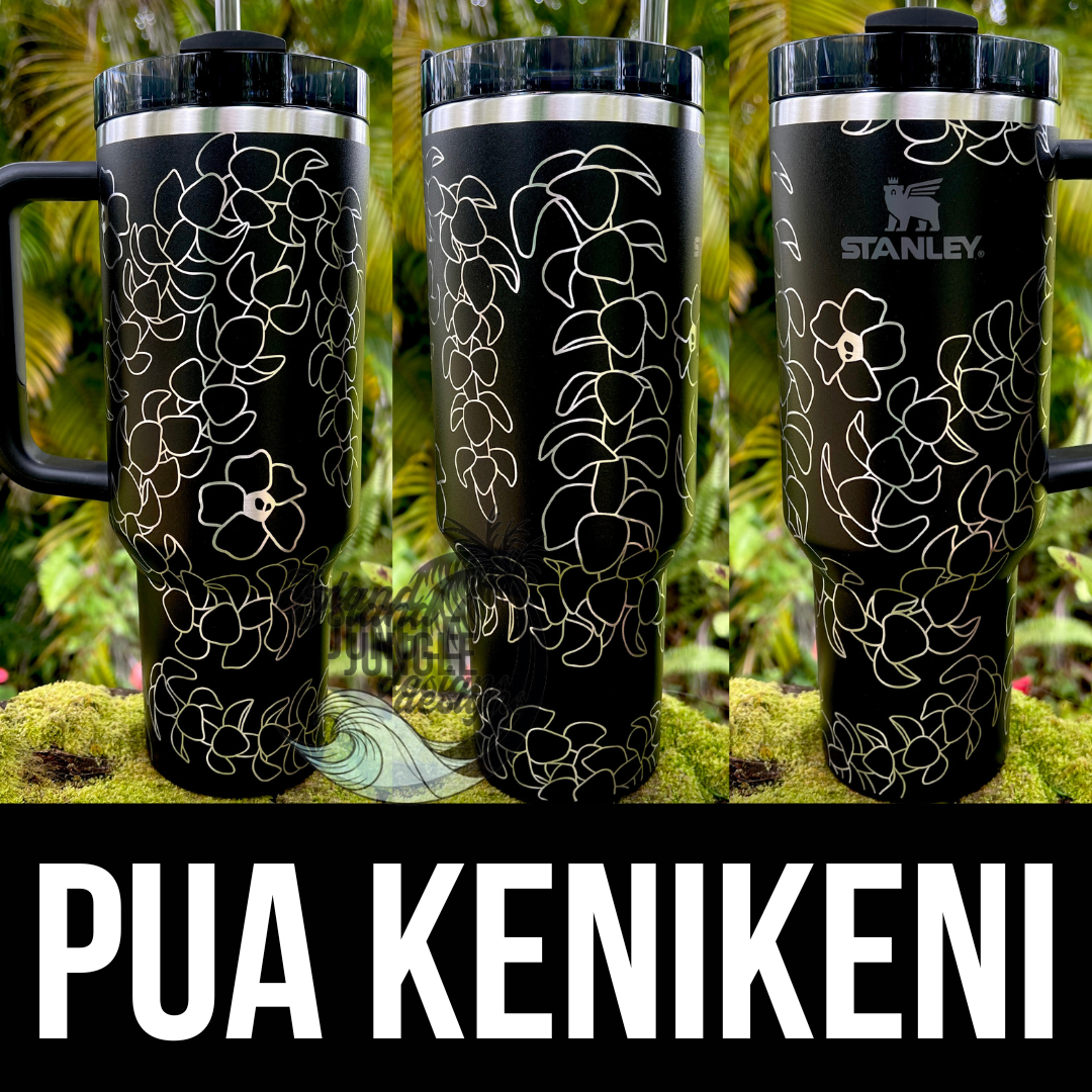 Made to Order-Laser Engraved 40oz Quencher Tumbler-Full Wrap Design-Free Shipping!