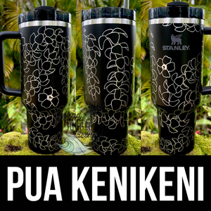 Made to Order-Laser Engraved 40oz Quencher Tumbler-Full Wrap Design-Free Shipping!