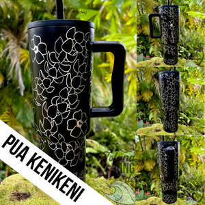 Made to Order-Laser Engraved 40oz Trek Tumbler-Full Wrap Design-Free Shipping!