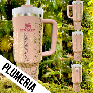 Stanley Adventure Quencher Tumbler 40 oz Cream Floral Limited Edition