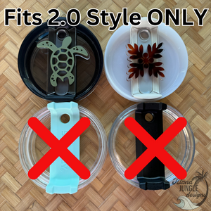 Two Color 40oz Tumbler Toppers-Only Fits 2.0 Style Tumbler