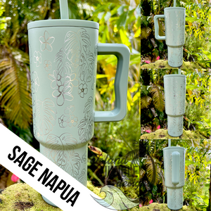 Made to Order-Laser Engraved 40oz Trek Tumbler-Full Wrap Design-Free Shipping!