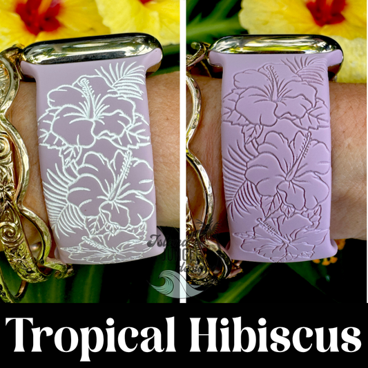 Tropical Hibiscus Watchband Series 1-11, SE & Ultra