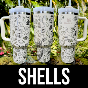 Made to Order-Laser Engraved 40oz Quencher Tumbler-Full Wrap Design-Free Shipping!