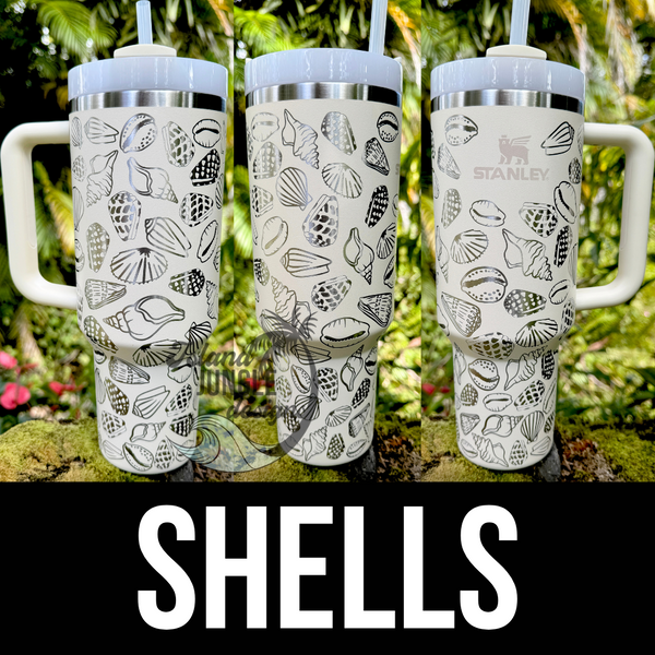 Made to Order-Laser Engraved 40oz Quencher Tumbler-Full Wrap Design-Free Shipping!