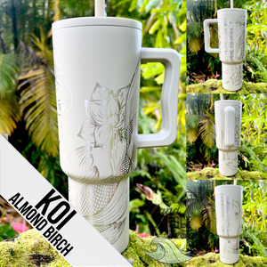 Made to Order-Laser Engraved 40oz Trek Tumbler-Full Wrap Design-Free Shipping!