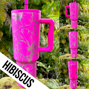 Made to Order-Laser Engraved 40oz Trek Tumbler-Full Wrap Design-Free Shipping!