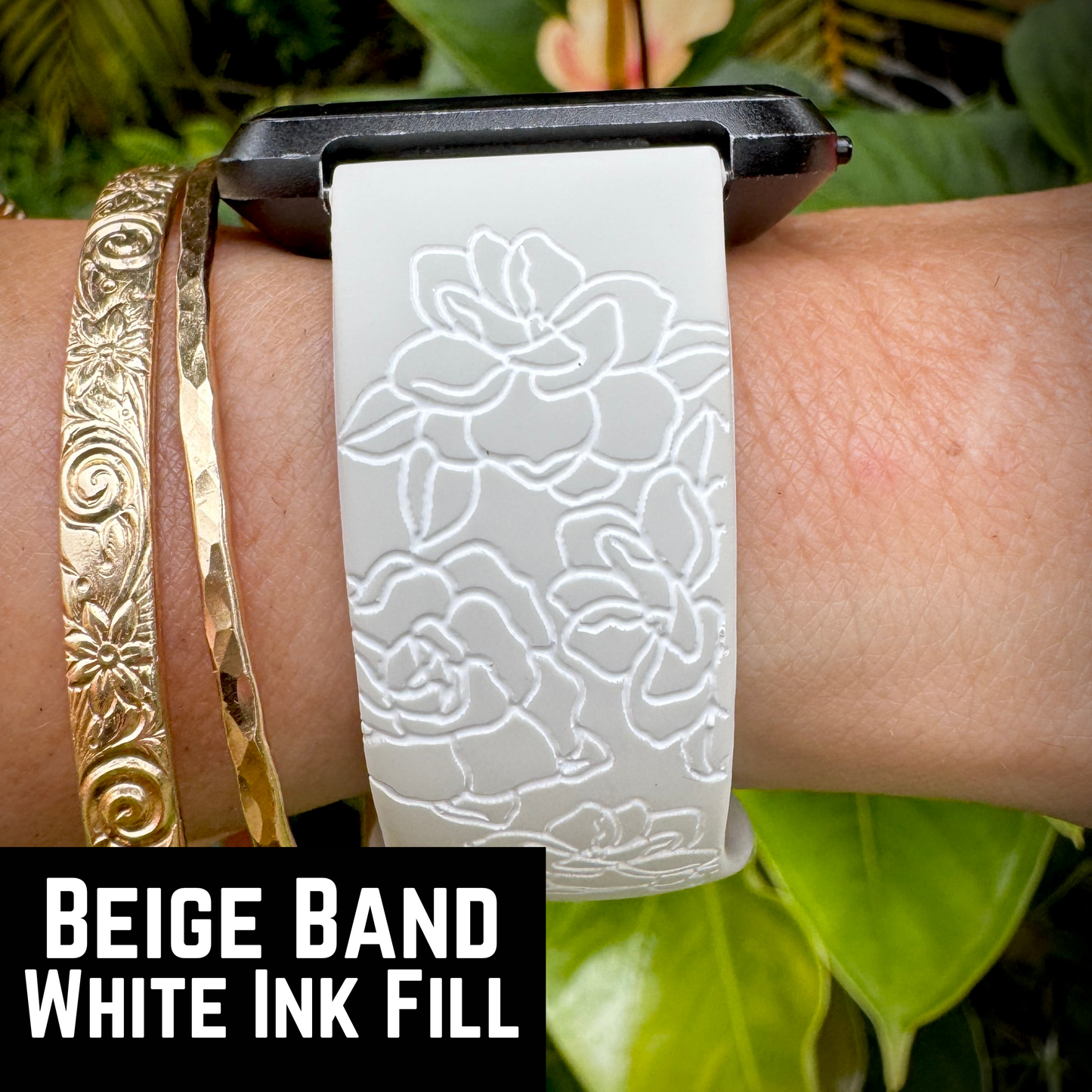 Kiele (Gardenia) Watchband Versa, 2 & Lite