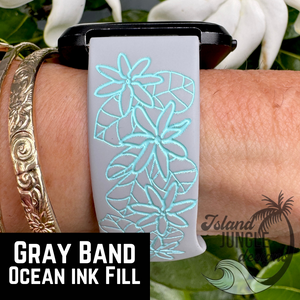 (New!) Tiare Silicone Watch Band Compatible with Fitbit Versa, Versa 2, and Versa Lite