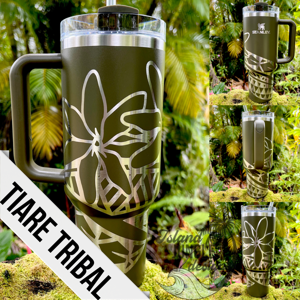 "Peet Moss" Made to Order-Laser Engraved 40oz Quencher Tumbler-Full Wrap Design-Free Shipping!