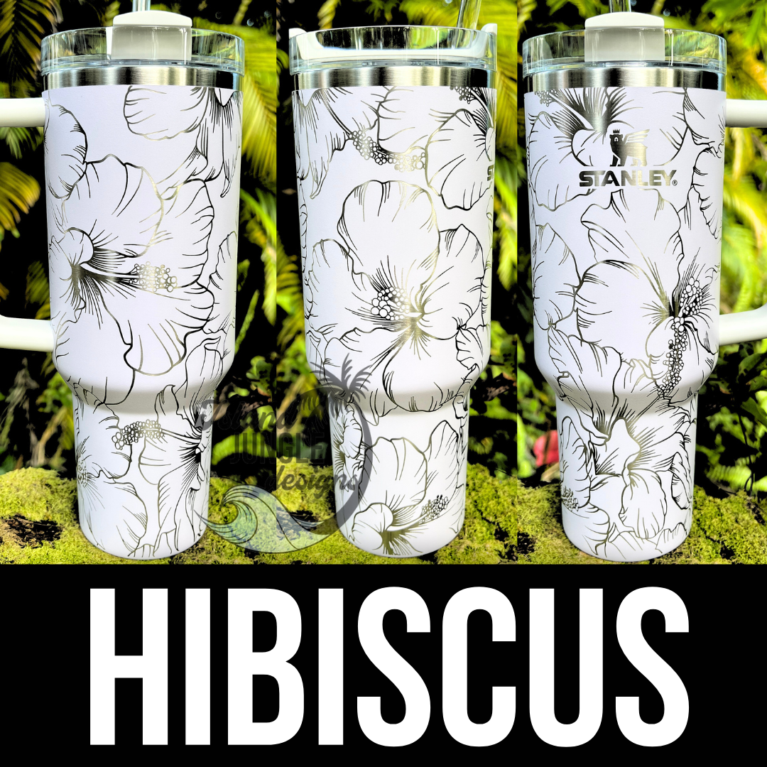 Made to Order-Laser Engraved 40oz Quencher Tumbler-Full Wrap Design-Free Shipping!
