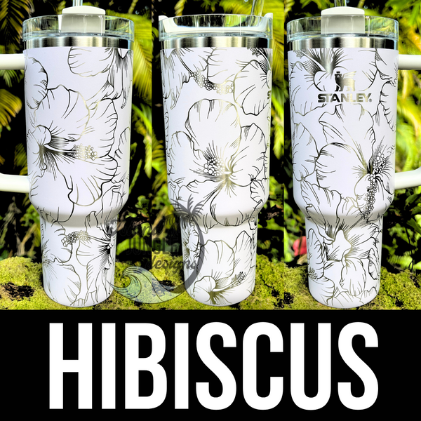 Made to Order-Laser Engraved 40oz Quencher Tumbler-Full Wrap Design-Free Shipping!
