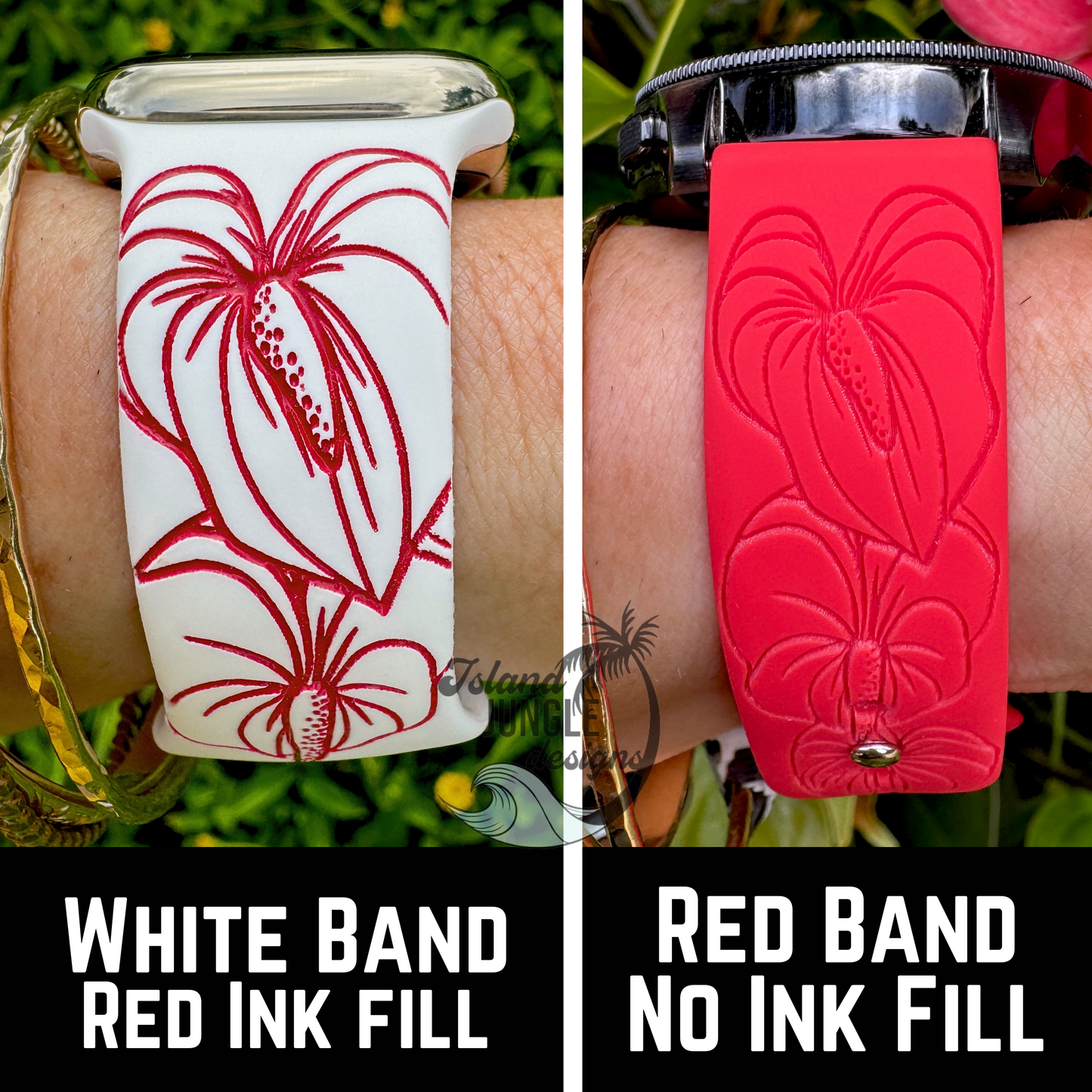 Anthurium 20mm Watchband Galaxy, Versa 3/4, Sense & Pixel