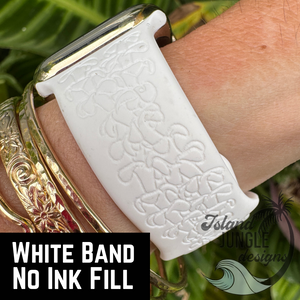 Pua Kenikeni Twist Silicone Watch Band Compatible with Series 1-10, SE & Ultra