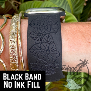 'Ilima Silicone Watch Band Compatible with Series 1-10, SE & Ultra