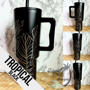 Made to Order-Laser Engraved 40oz Trek Tumbler-Full Wrap Design-Free Shipping!