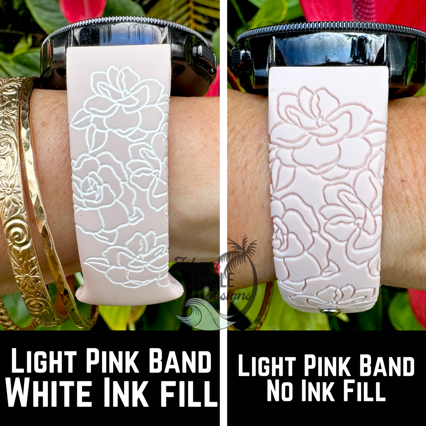 Kiele (Gardenia) 20mm Watchband Galaxy, Versa 3/4, Sense & Pixel