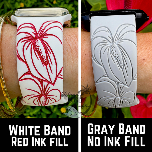 Anthurium 22mm Watchband Samsung & More