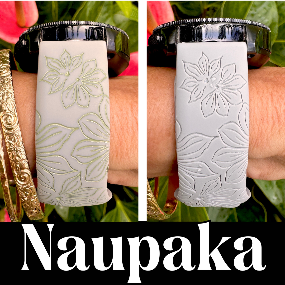 Naupaka 20mm Watchband Galaxy, Versa 3/4, Sense & Pixel